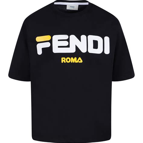 fendi fila tshirt|fendi and fila clothing.